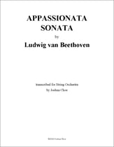 Appassionata Sonata Orchestra sheet music cover